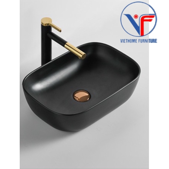 Lavabo đặt bàn màu đen M05