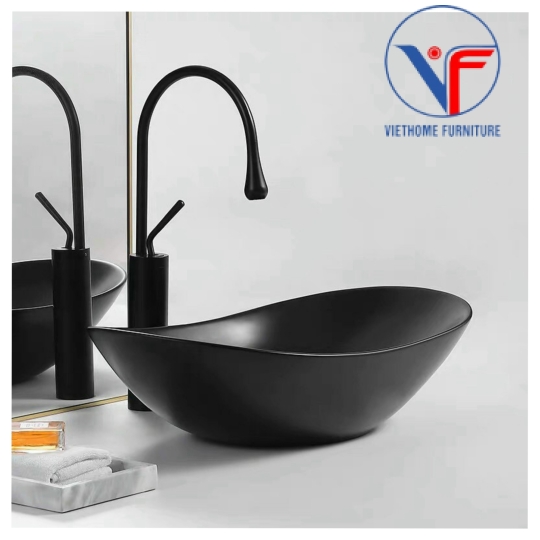 Lavabo Thuyền Oval Đặt Bàn Nhiều Màu LBF04