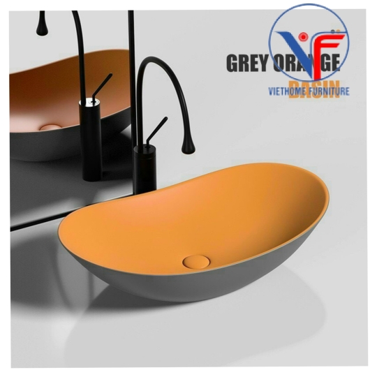Lavabo Thuyền Oval Đặt Bàn Nhiều Màu LBF04