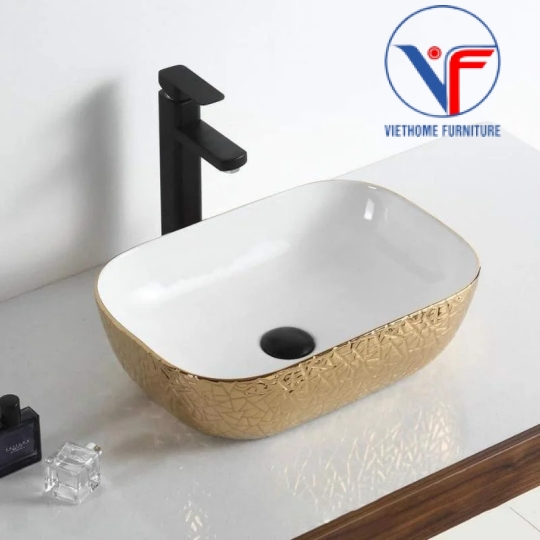 LAVABO - CHẬU RỬA MẶT ĐẶT BÀN ĐÁ NGHỆ THUẬT KIỂU NHẬT