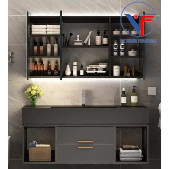 Tủ Lavabo Cao Cấp Gỗ Plywood 03
