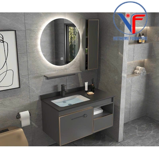 Tủ Lavabo Cao Cấp Gỗ Plywood 04