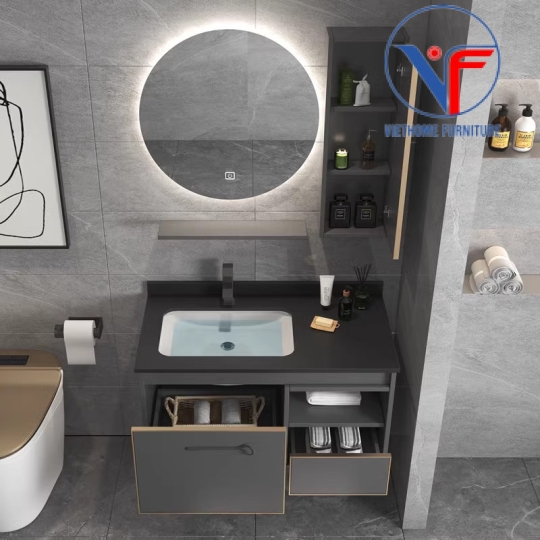 Tủ Lavabo Cao Cấp Gỗ Plywood 04