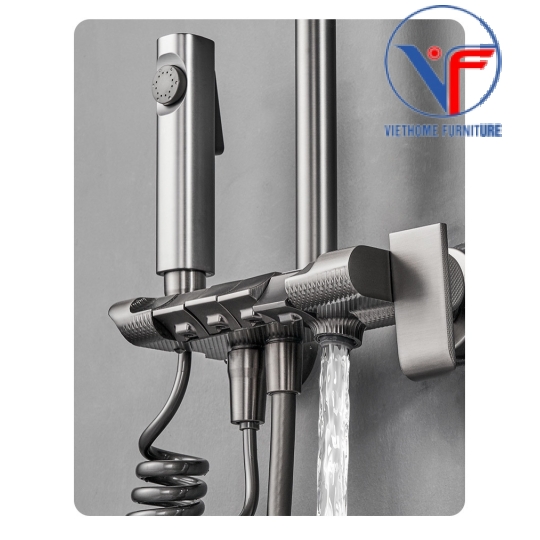 SEN TẮM ĐỨNG NÓNG LẠNH PHÍM ĐÀN MẠ TITAN