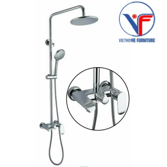 SEN TẮM ĐỨNG MẠ CROM SP 012