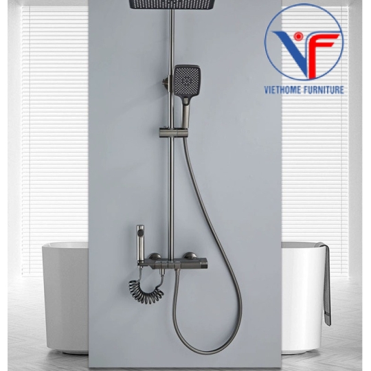 SEN TẮM ĐỨNG NÓNG LẠNH PHÍM ĐÀN HIỂN THỊ NHIỆT ĐỘ CÓ ĐÈN LED