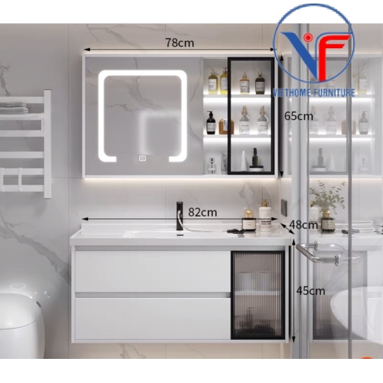 Tủ Lavabo Cao Cấp Gỗ Plywood 05