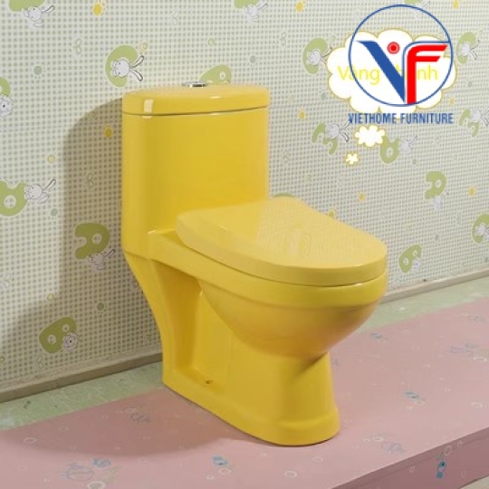 BỒN CẦU 1 KHỐI trẻ em nhiều màu sắc