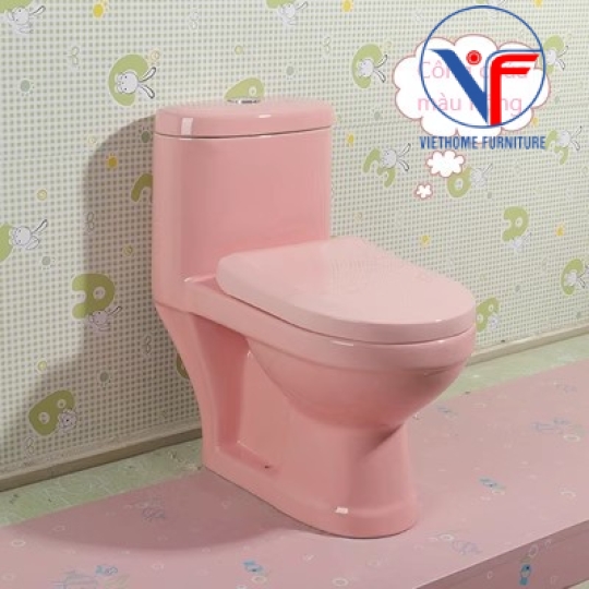 BỒN CẦU 1 KHỐI trẻ em nhiều màu sắc
