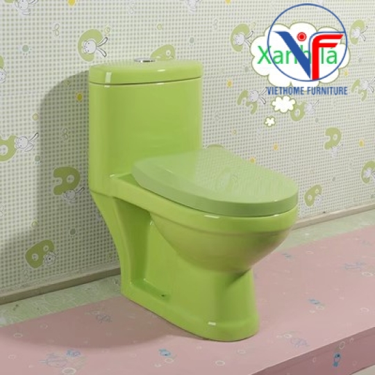 BỒN CẦU 1 KHỐI trẻ em nhiều màu sắc