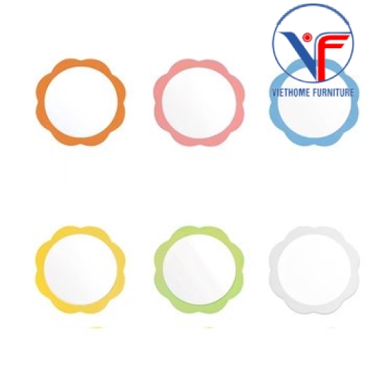 Gương Tròn Bọc Viền Nhiều Màu Kích Thước 40CM