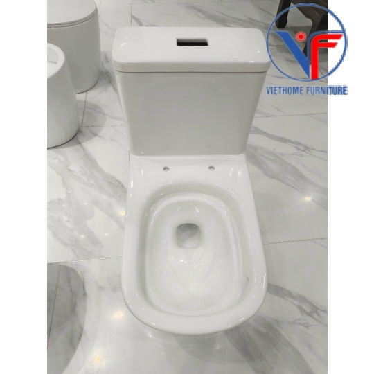 BỒN CẦU 1 KHỐI MEN NANO CHỐNG BÁM BẨN 2091