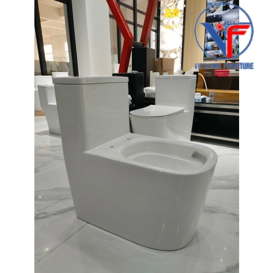 BỒN CẦU 1 KHỐI MEN NANO CHỐNG BÁM BẨN 2091