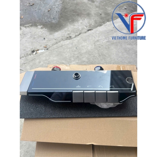 SEN CÂY TẮM ĐỨNG PHUN MƯA 2 ĐƯỜNG NƯỚC NÓNG LẠNH NÚT PHÍM ĐÀN CÓ ĐÈN LED HIỂN THỊ NHIỆT ĐỘ