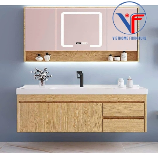 Tủ Lavabo Nhựa PVC Gương Cao Cấp 002