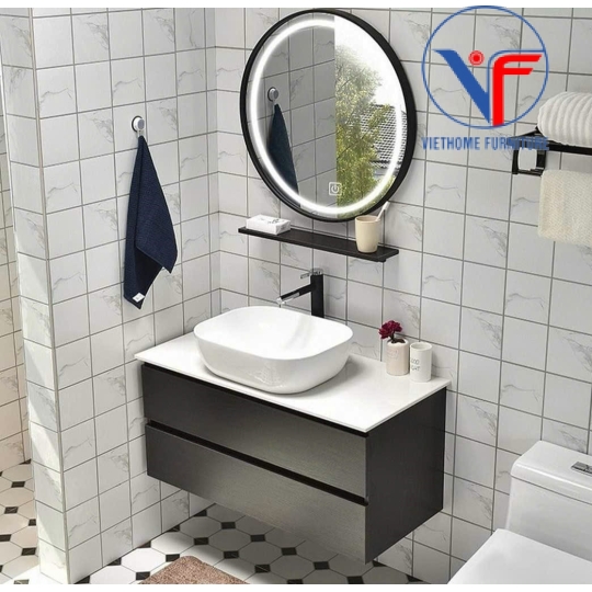 Tủ Lavabo Nhựa PVC Gương Cao Cấp 005