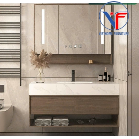 Tủ Lavabo Nhựa PVC Gương Cao Cấp 010