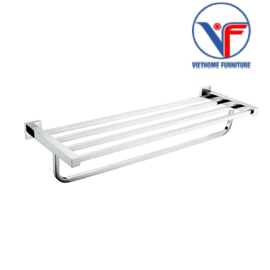 GIÁ KỆ ĐỂ KHĂN NHÀ TẮM VUÔNG MÀU BÓNG