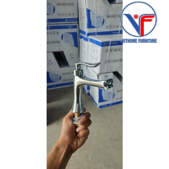 Vòi lavabo Lạnh MẠ CROM dùng cho chậu rửa mặt