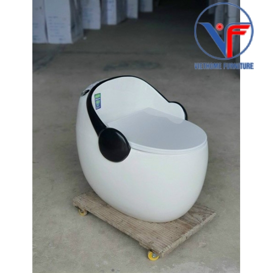 Bồn Cầu Trứng tai nghe đen