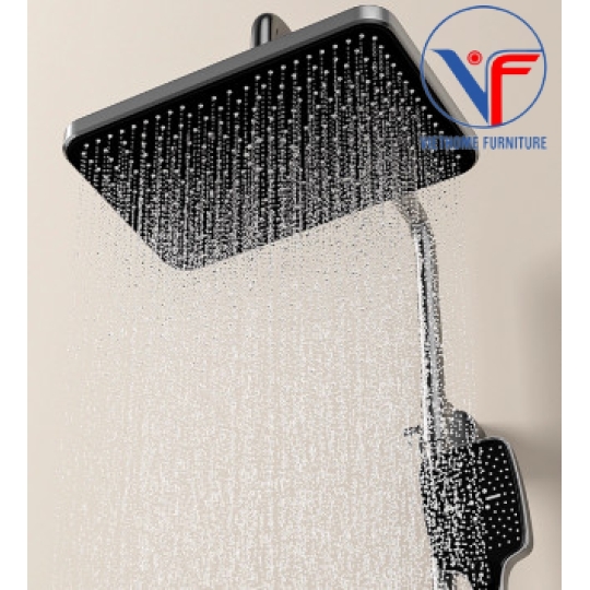 SEN TẮM ĐỨNG NÓNG LẠNH MẶT KÌNH HIỂN THỊ NHIỆT ĐỘ CÓ LED XX07