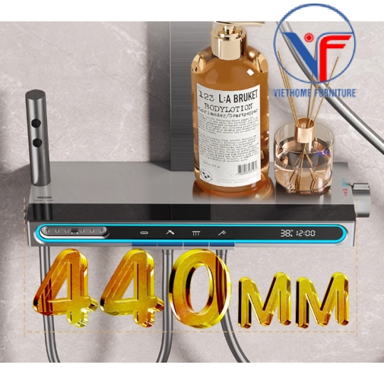 SEN TẮM ĐỨNG NÓNG LẠNH MẶT KÌNH HIỂN THỊ NHIỆT ĐỘ CÓ LED XX08