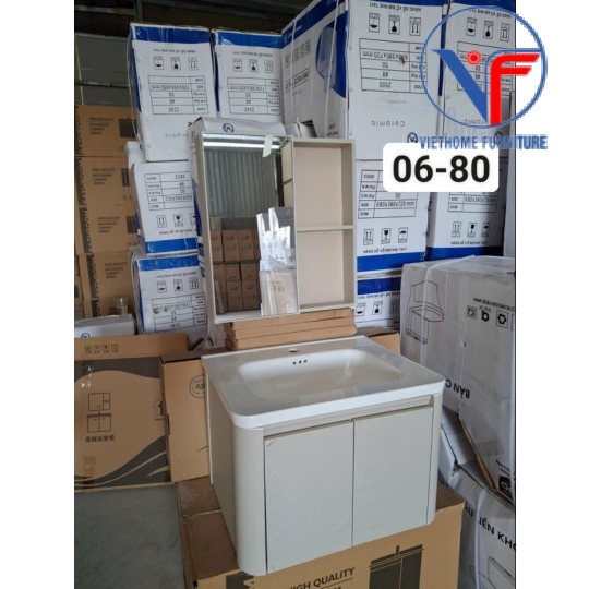 Tủ Lavabo Nhựa PVC Gương Cao Cấp 06-60
