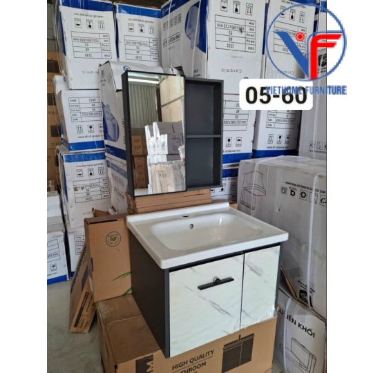 Tủ Lavabo Nhựa PVC Gương Cao Cấp 05-60