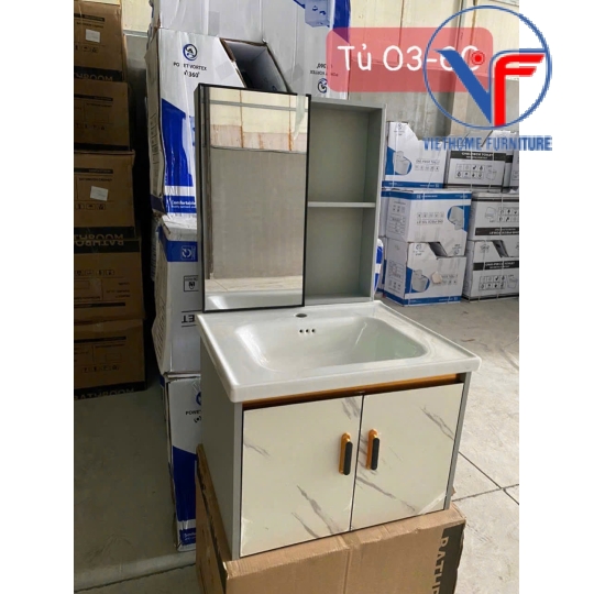 Tủ Lavabo Nhựa PVC Gương Cao Cấp 03-60