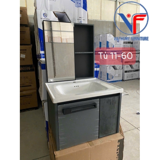 Tủ Lavabo Nhựa PVC Gương Cao Cấp 11-60