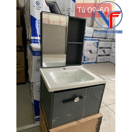 Tủ Lavabo Nhựa PVC Gương Cao Cấp 09-60
