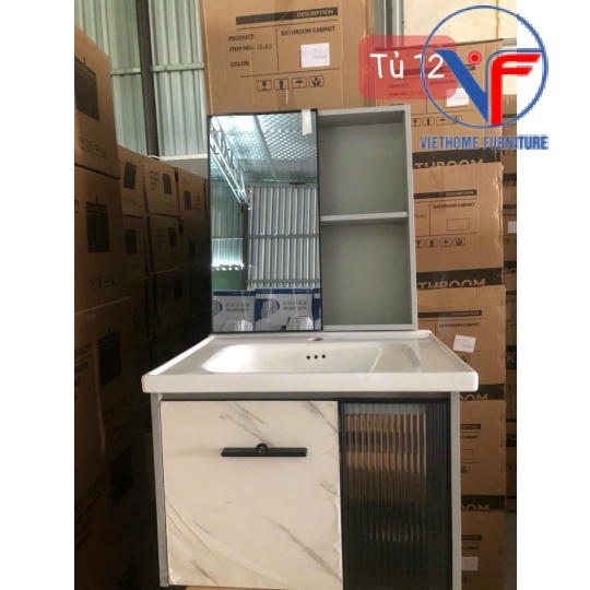 Tủ Lavabo Nhựa PVC Gương Cao Cấp 12