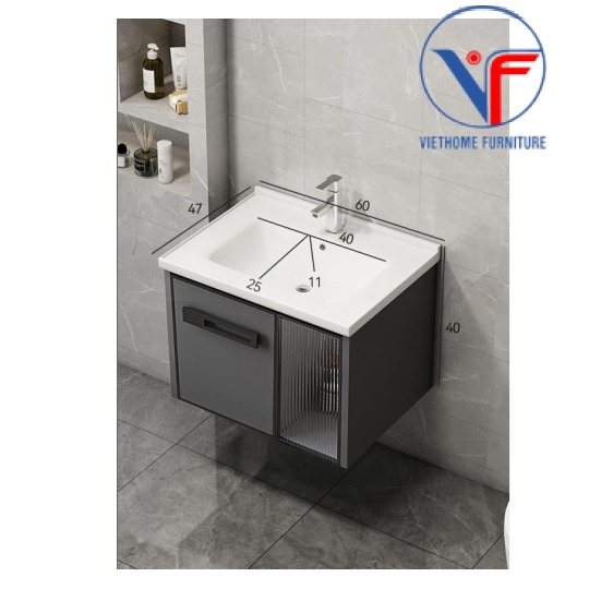 Tủ Lavabo Nhựa PVC Gương Cao Cấp 11-60