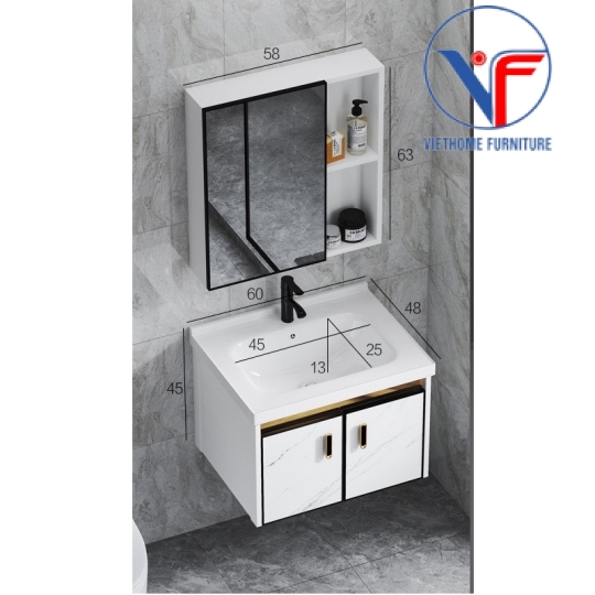 Tủ Lavabo Nhựa PVC Gương Cao Cấp 03-60
