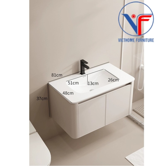 Tủ Lavabo Nhựa PVC Gương Cao Cấp 06-80