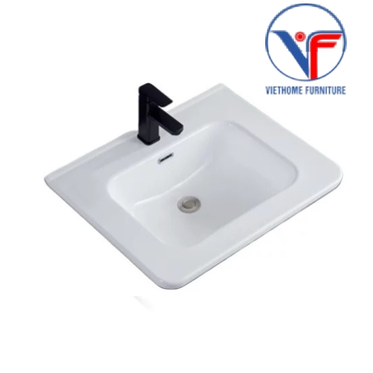 Chậu Rửa vuông Âm Bàn bo góc kích thước 60cm