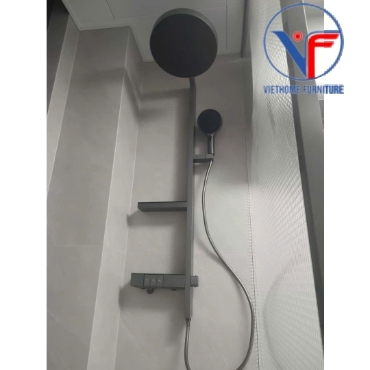 SEN PHUN MƯA - CÂY SEN TẮM ĐỨNG CHỈNH NHIỆT MÀU XÁM