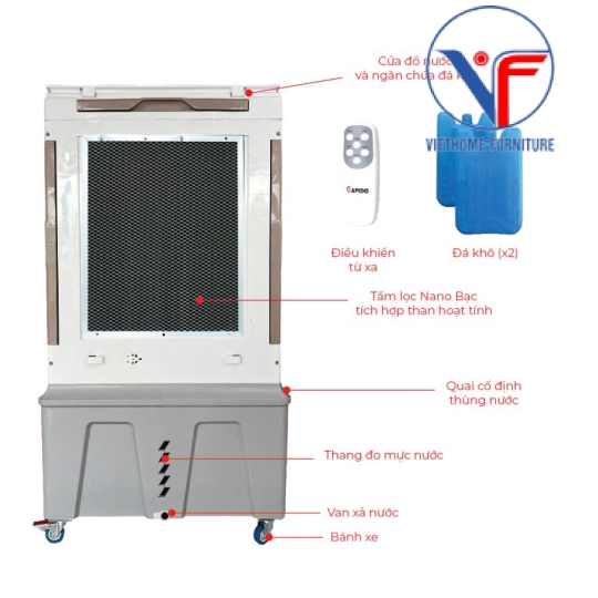 Quạt Điều Hòa Rapido Windy D